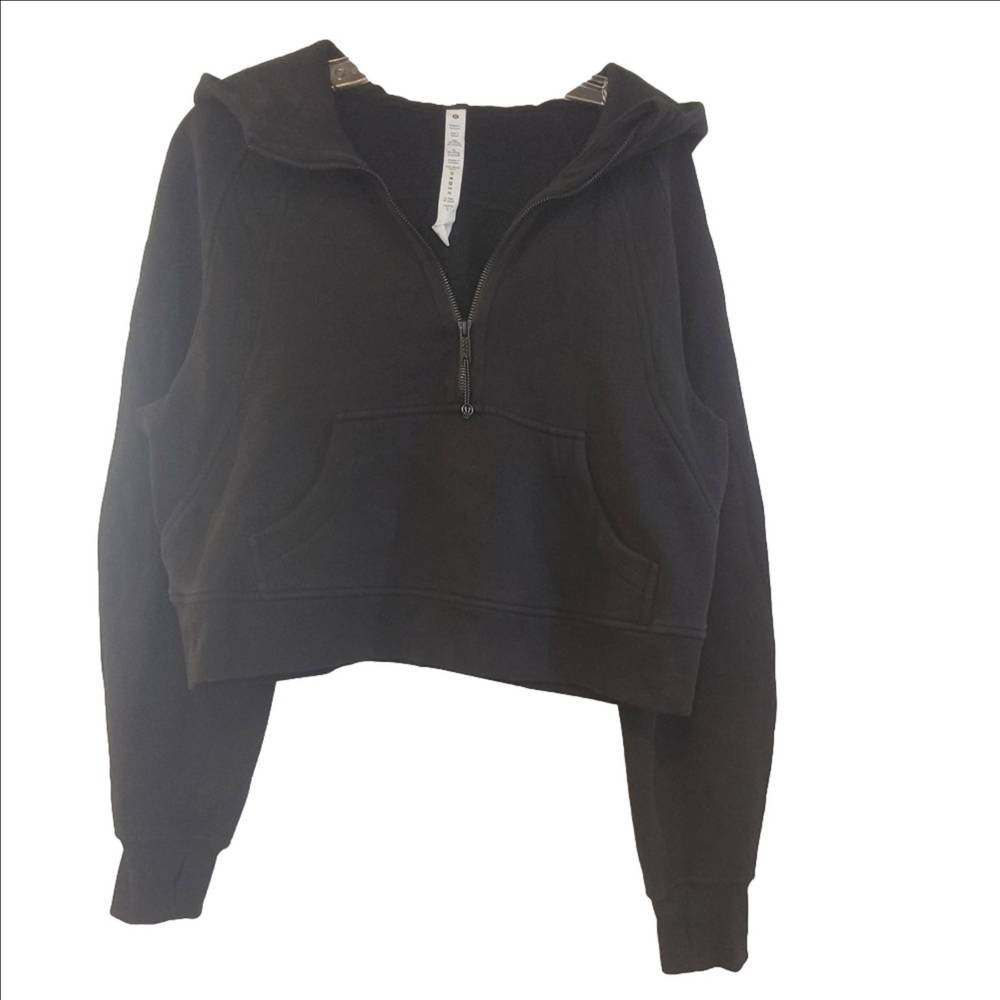 Lululemon 1/2 Zip Black Hoodie XS